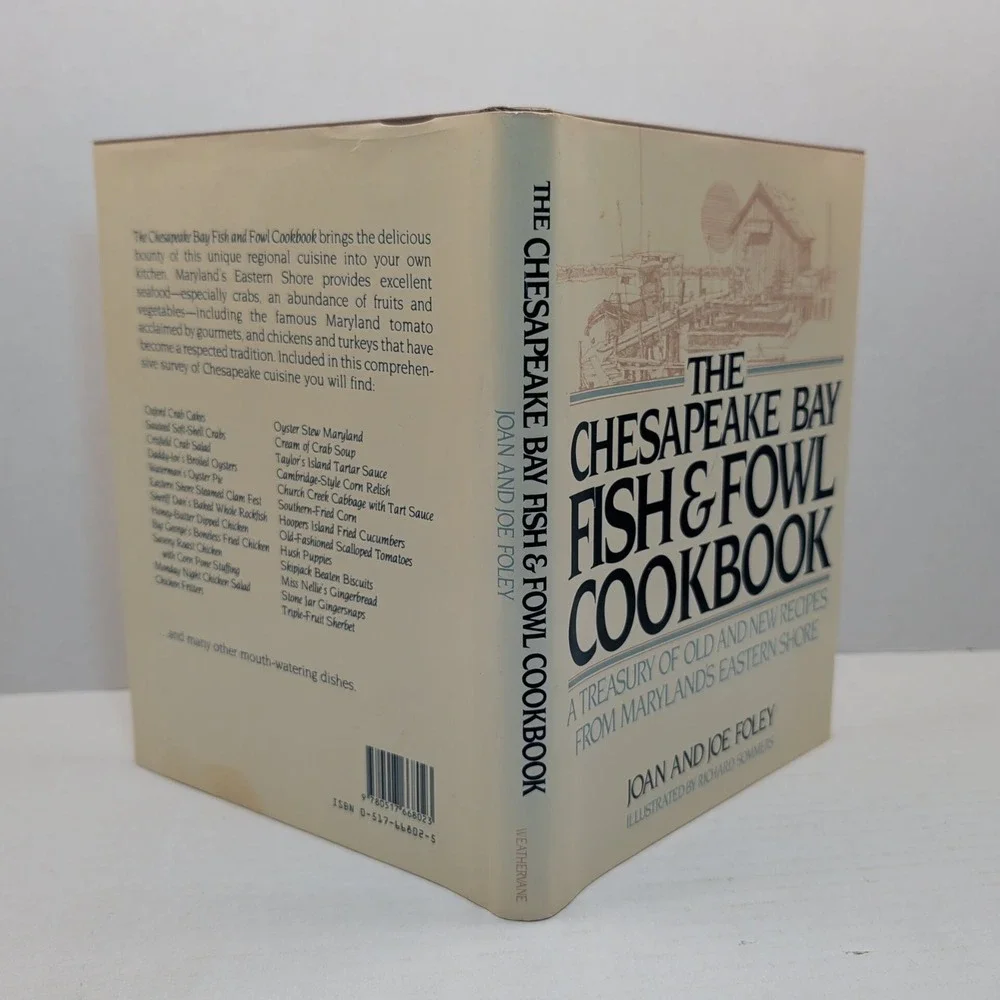 Chesapeake Bay Fish and Fowl Cookbook Maryland Eastern Shore Joan & Joe Foley